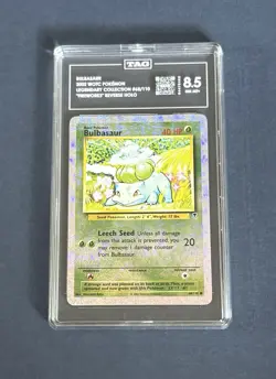 Pokemon Bulbasaur 2002 Legendary Collection Reverse Holo #68 TAG 8.5 Vintage - Image 3
