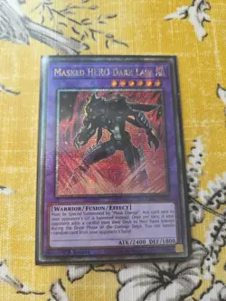 Yu-Gi-Oh Masked Hero Dark Law RA01-EN025 Quarter Century 1st Edition - Image 1