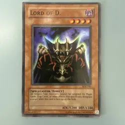 Vintage Yu-Gi-Oh! Lord of D. (SDK-041, Super Rare, Unlimited) 2002 - Image 1