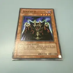 Vintage Yu-Gi-Oh! Lord of D. (SDK-041, Super Rare, Unlimited) 2002 - Image 4