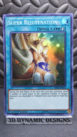 | Yugioh Super Rejuvenation MYFI-EN052 1st Super Rare Mystic Fighters NM ?? | - Image 1