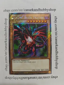 Yugioh Red-Eyes Black Dragon (4th Artwork) - RA04-EN109 Platinum Secret Rare - Image 1
