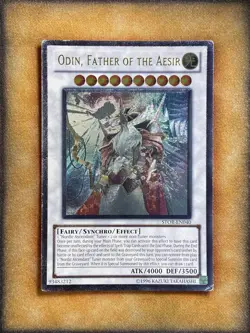 Yugioh Odin, Father of the Aesir STOR-EN040 Ultimate Rare MP - Image 1