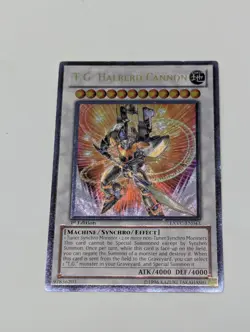 YU-GI-OH! T.G. Halberf Cannon EXVC-EN043 1st Ultimate Rare MP - Image 1