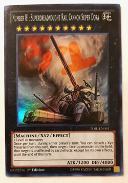 Yugioh Number 81: Superdreadnought Rail Cannon Super Dora - S/Rare - TDIL-EN091 - Image 1