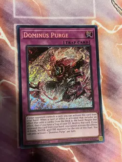 Yugioh! Dominus Purge Secret Rare INFO-EN078 1st Edition NM - Image 1