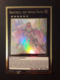 Yu-Gi-Oh! Beatrice, die ewige Dame, MAGO-DE035, Ultra Rare, 1. Auflage, NM- - Image 1