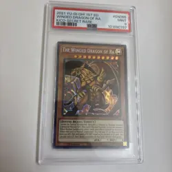 Yugioh - The Winged Dragon of Ra KICO-EN065 1st Secret Pharaoh’s Rare PSA 9 - Image 2