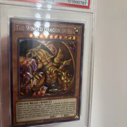 Yugioh - The Winged Dragon of Ra KICO-EN065 1st Secret Pharaoh’s Rare PSA 9 - Image 3