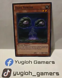 YUGIOH DARK VERGER LC5D 1ST EDITION COMMON LIGHT PLAYED - Image 1