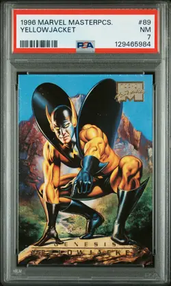 PSA 7 1996 Marvel Masterpieces #89 Yellowjacket NM - Image 1
