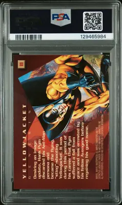 PSA 7 1996 Marvel Masterpieces #89 Yellowjacket NM - Image 2