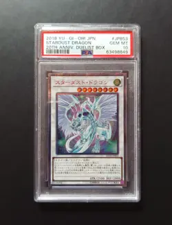 Yu-gi-oh! Stardust Dragon 20TH-JPBS3- 20th Anniv. Duelist Box Japanese PSA 10 - Image 1
