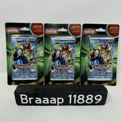 3 X Legend of Blue Eyes White Dragon Booster Pack Blister Yu-Gi-Oh! +2 Rares! 728192490040 - Image 1