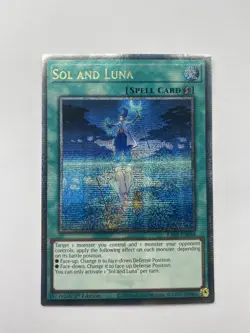 Yu-Gi-Oh! Sol and Luna RA02-EN068 Quarter Century Secret Rare 1st Edition - Image 1