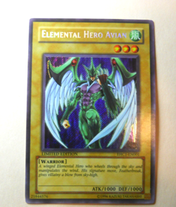 Elemental Hero Avian EHC1-EN001 Secret Rare Limited Edition Yugioh - Image 1