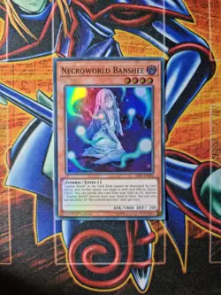 YUGIOH NECROWORLD BANSHEE SUPER RARE SR07-EN002 - Image 1
