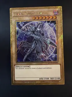 Yu-Gi-Oh! TCG Dark Magician (Gold Secret Rare) MVP1-ENGV3 Limited Edition - Image 1