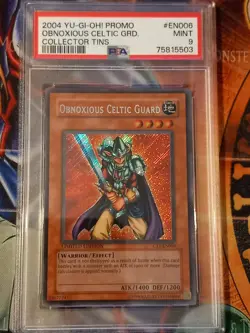 PSA 9 CT1-EN006 Obnoxious Celtic Guard Limited Edition Secret Rare MINT YuGiOh - Image 1