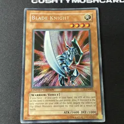 YUGIOH BLADE KNIGHT SECRET RARE CT1-EN002 LIMITED EDITION - Image 2