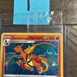 Special Delivery Charizard - Promo SWSH: Sword & Shield Promo Cards SWSH075 3PK - Image 3