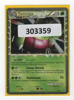 (303359) YANMEGA PRIME 98/102 Ultra Rare Holo HGSS Triumphant Pokemon Card - NEW - Image 1