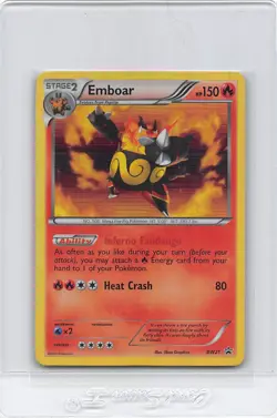 Emboar BW21 - Black Star Promo - Black & White - 2011 Pokemon CARD - LP - Image 1