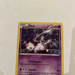 Mew XY192 X & Y Cosmos Holo Ultra Rare Black Star Promo Pokemon Card HP - Image 3