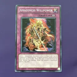 Yu-Gi-Oh Card - DREV-EN072 - AMAZONESS WILLPOWER (rare) - NM/Mint - Image 1