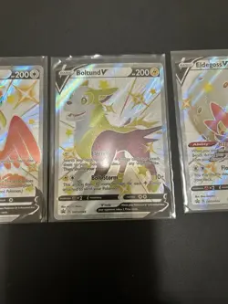 Pokemon Cards Lot Boltund V Cramorant Eldegoss Full Art Shiny Promos - Image 3