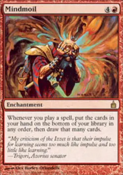 1x Mindmoil Heavy Play MTG Magic - Kid Icarus - - Image 1