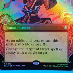 Redirect Lightning (Showcase) Avatar: The Last Airbender Foil - Image 2