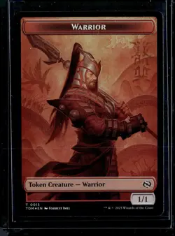Goblin 12 / Warrior 13 - Foil - Token - TDM - NM - MTG Magic the Gathering - Image 2