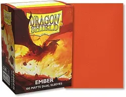 Dragon Shield: Matte Dual Sleeves - Ember (100ct) USA Seller - Image 1