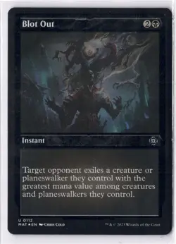Blot Out NM/M* FOIL ETCHED March Of The Machine ENGLISH R0112 mtg -UnltdCards - Image 1