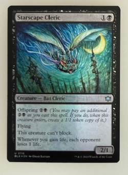 Magic the Gathering: Starscape Cleric Bloomburrow Foil NM - Image 1