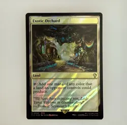 Magic the Gathering:Exotic Orchard (Surge Foil) Commander: Final Fantasy Foil NM - Image 1