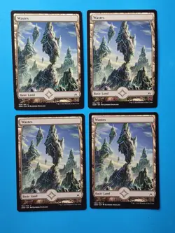 MTG 4x Wastes (184) NM Oath of the Gatewatch Full Art Basic Land Magic Playset - Image 2