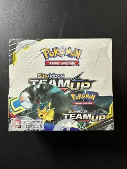Pokemon Sun & Moon Team Up Booster Box Factory Sealed 36 Packs - Image 1