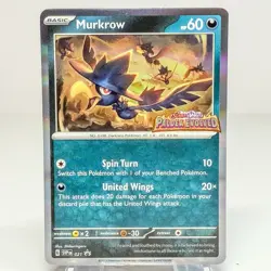 Murkrow SVP 021 Holographic Black Star Promo Pokemon TCG (ding On Bottom) - Image 1