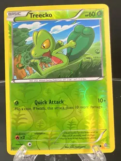 Treecko 6/160 Common - Pokemon TCG XY: Primal Clash - Reverse Holo (LP) - Image 1