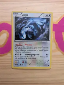 Lugia 78/124 LP-NM Fates Cracked Ice Holo Fates Collide 2016 Pokemon TCG - Image 1