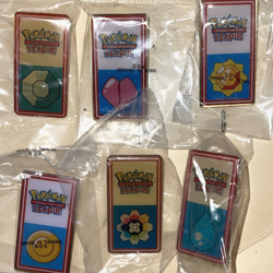 Pokemon SET OF 6 BADGES 2000 League Still Sealed Vintage Rare Wizards Diff Year - Image 1