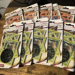 10 x Pokemon TCG Lost Origin Premium Checklane Blister Pack - Image 1