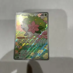 2025 Pokemon Shaymin 185/182 Sv10: Destined Rivals Holo NM - Image 1