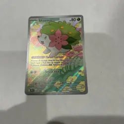 2025 Pokemon Shaymin 185/182 Sv10: Destined Rivals Holo NM - Image 2