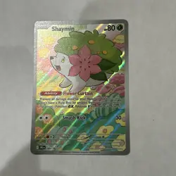 2025 Pokemon Shaymin 185/182 Sv10: Destined Rivals Holo NM - Image 5
