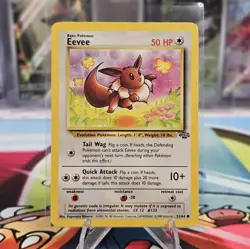 Eevee 51/64 Pokemon Jungle Unlimited WOTC 1999 NM - Image 1