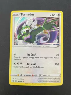 Tornadus 142/185 Cosmos Holo Rare Pokemon Vivid Voltage NM - Image 1