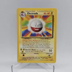 Pokemon WOTC Base Set Electrode Rare - LP #21/102 9553 - Image 1